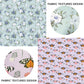 Desecraft Flower & Butterfly 12 X 12 in Double Sided Paper Pad Pack Scrapbook Cardstock Decorative Paper - 48 Sheets